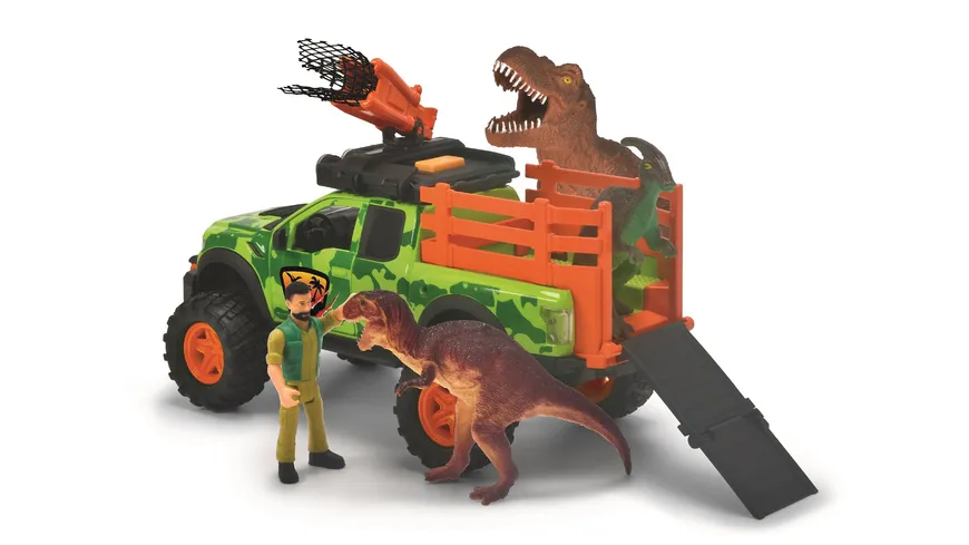 Dickie Toys - Dinosaurier-Fahrzeug Dino Hunter (25 cm)