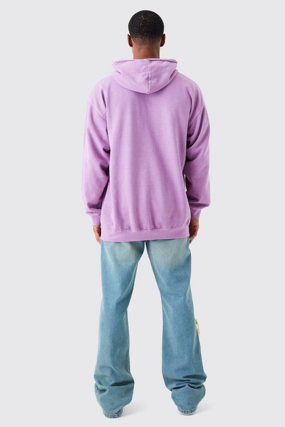 Bestickter Oversize Hoodie