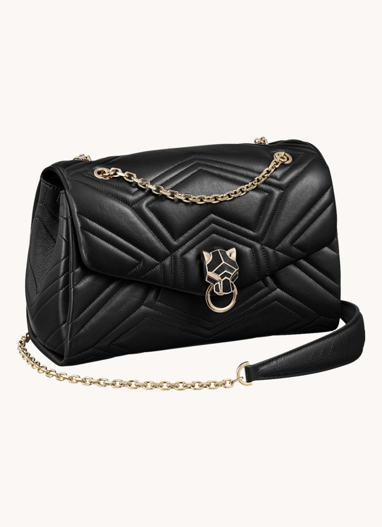 Cartier Panthère de Cartier Malá kabelka cez rameno z teľacej kože CRL1002452