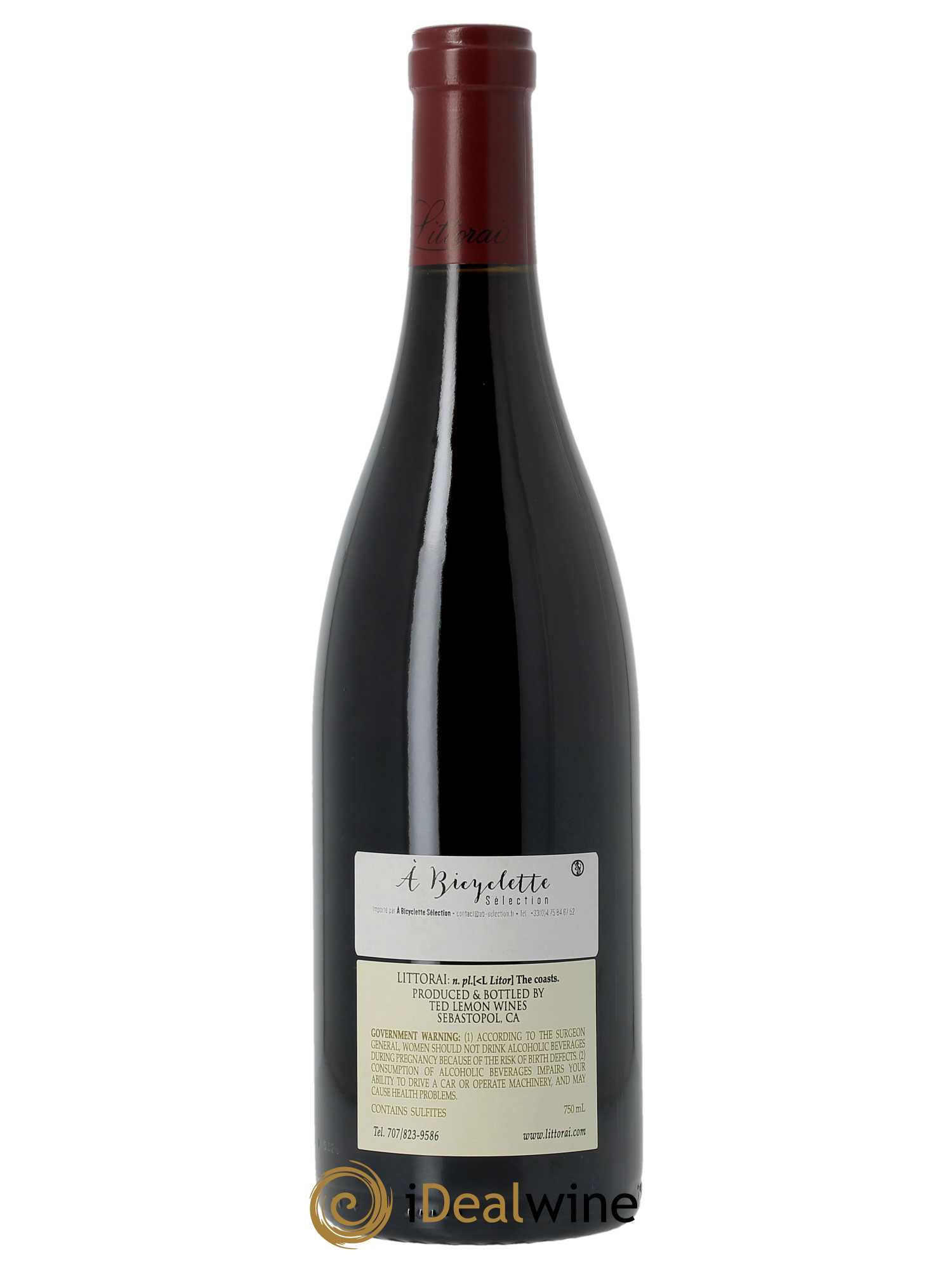 Anderson Valley Cerise Vineyard Pinot Noir Littorai  2019 - Lot de 1 Bouteille
