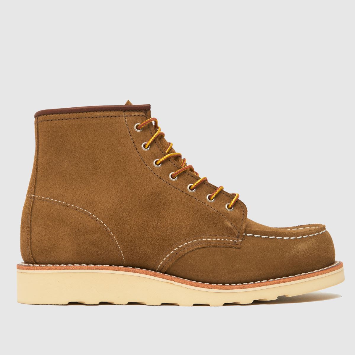 Red Wing – 6-tums klassiska stövlar med mock toe-mönster i khakifärg