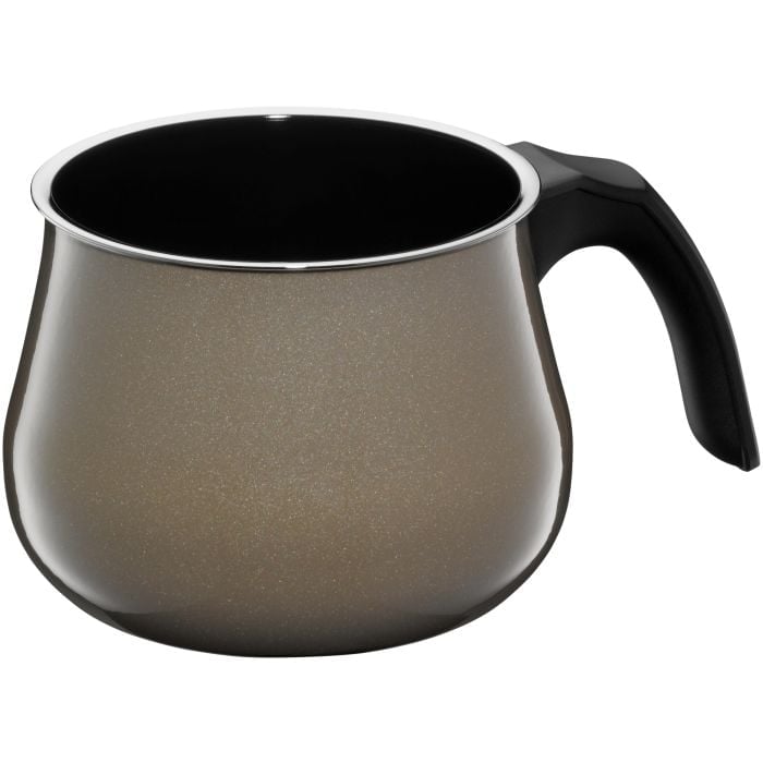 Fusiontec Mineral Mini-Topf mit Glasdeckel, 12 cm, Dark Brass
