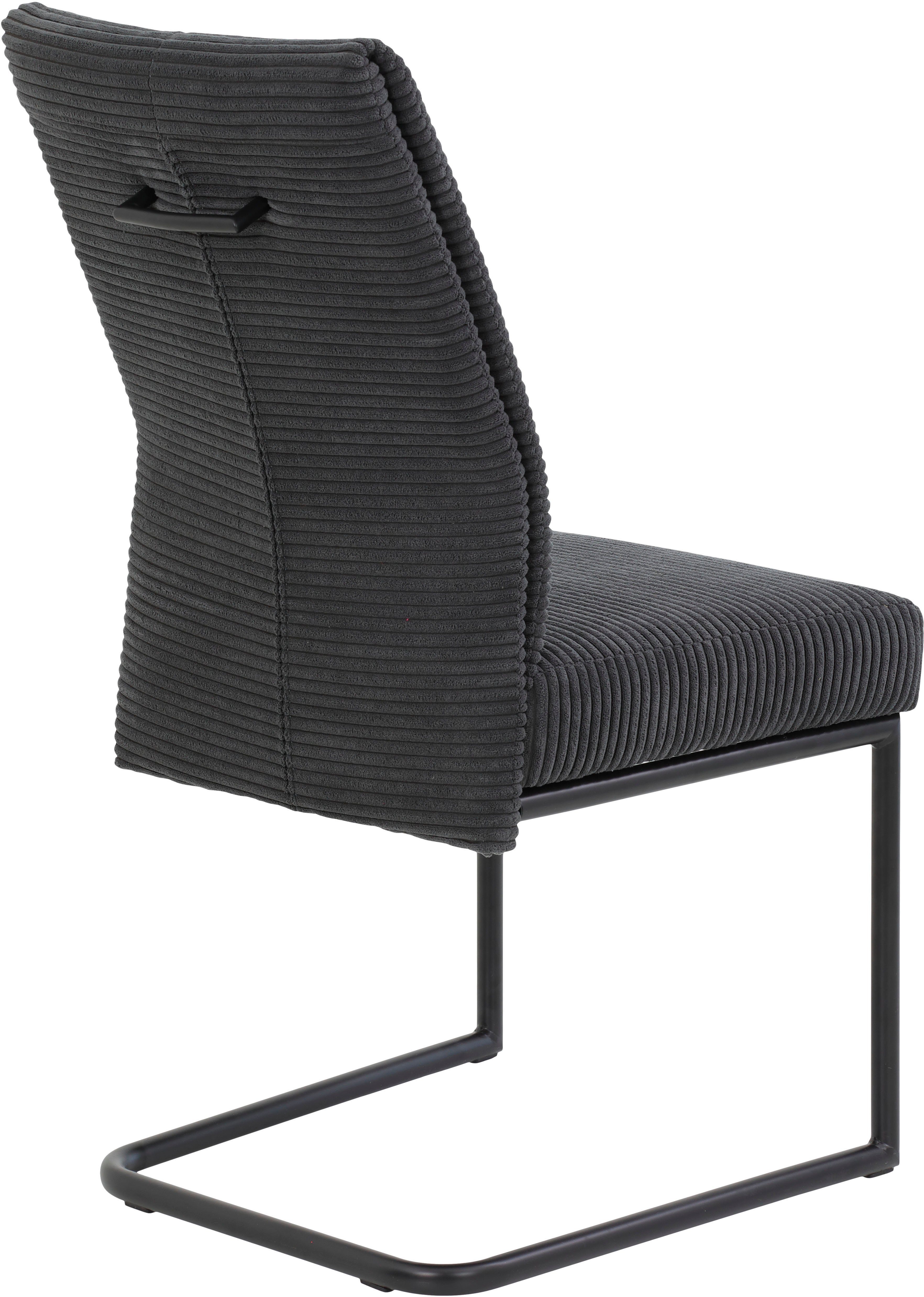 HELA Freischwinger Dagmar (Set, 2 St), bequeme Federkern Polsterung, Breitcordbezug