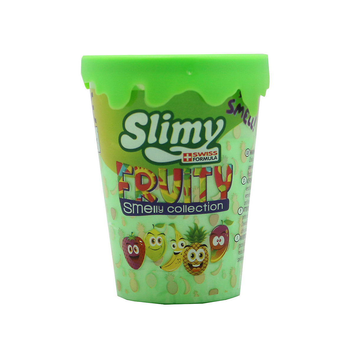 SLIMY® Fruity Original 80g Spielmasse im Becher - fruchtig duftender Schleim Spielspaß für Kinder