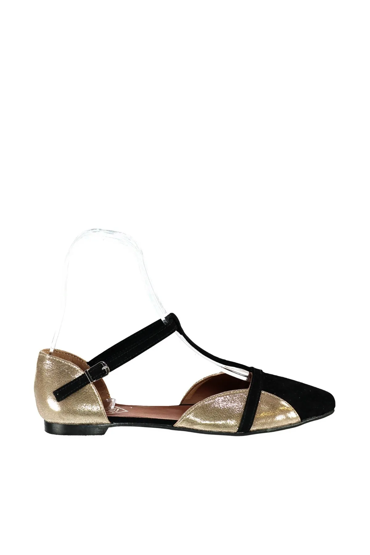 Fox Shoes  Schwarzgoldene Damenschuhe B726881802