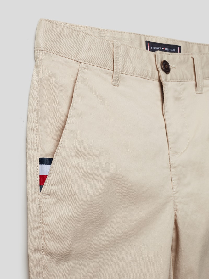 Slim Fit Stoffhose von Tommy Hilfiger in sand