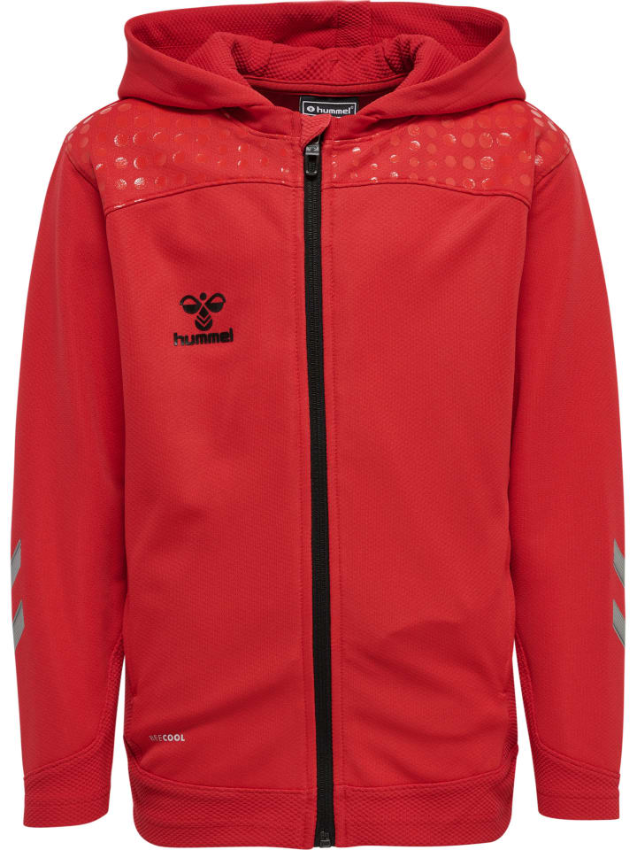 Hummel Hummel Reißverschluss Kapuzenpullover Hmllead Kinder in TRUE RED günstig kaufen 176