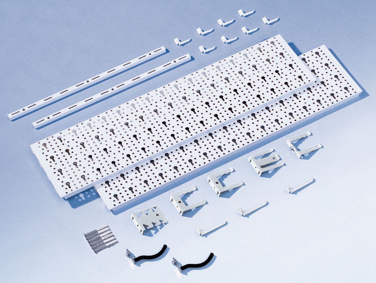Element System Werkzeug-Aufhängeset, weiß-silber