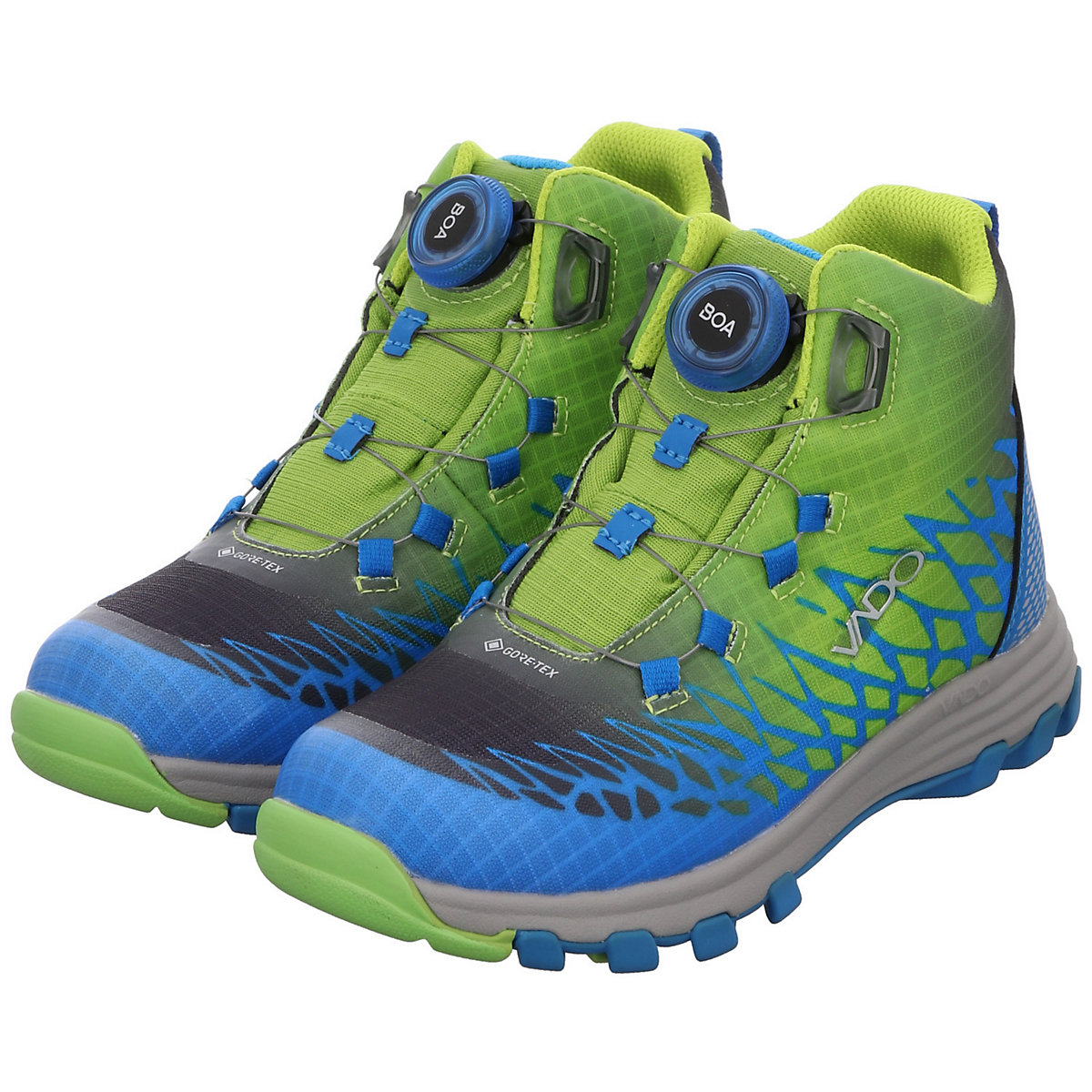 Jungen Stiefel Schuhe Shark Mid BOA Gtx Outdoorschuh Kinderschuhe Synthetikkombination gemustert Outdoorschuhe