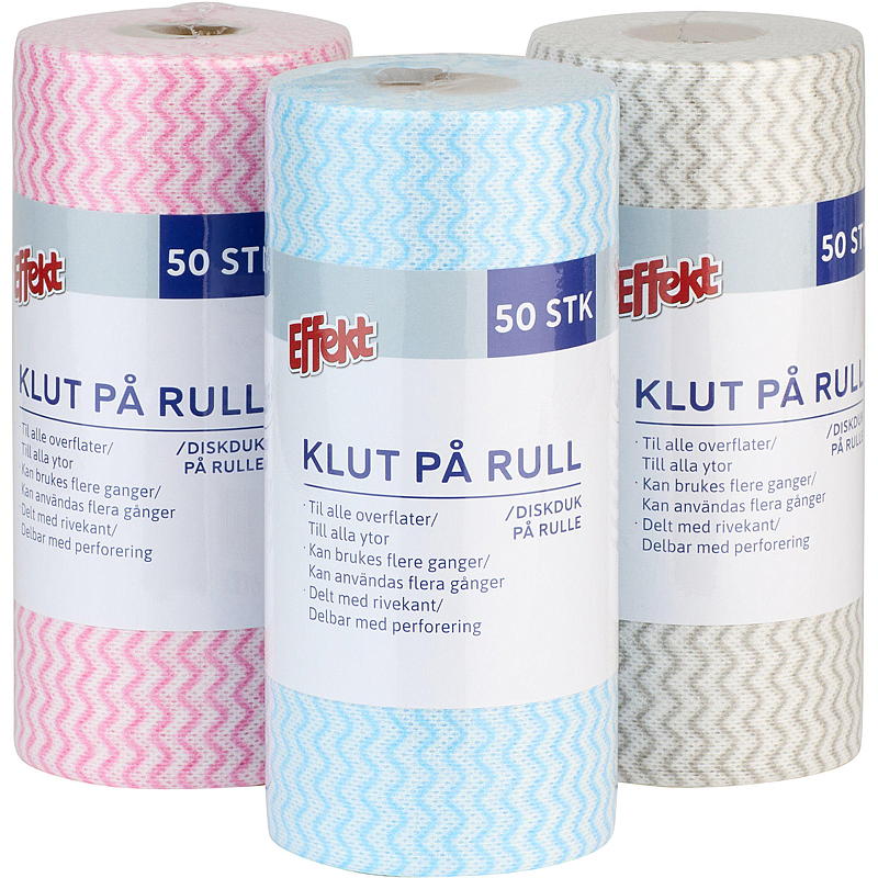 Effekt Universalklut 50 stk på rull Effekt