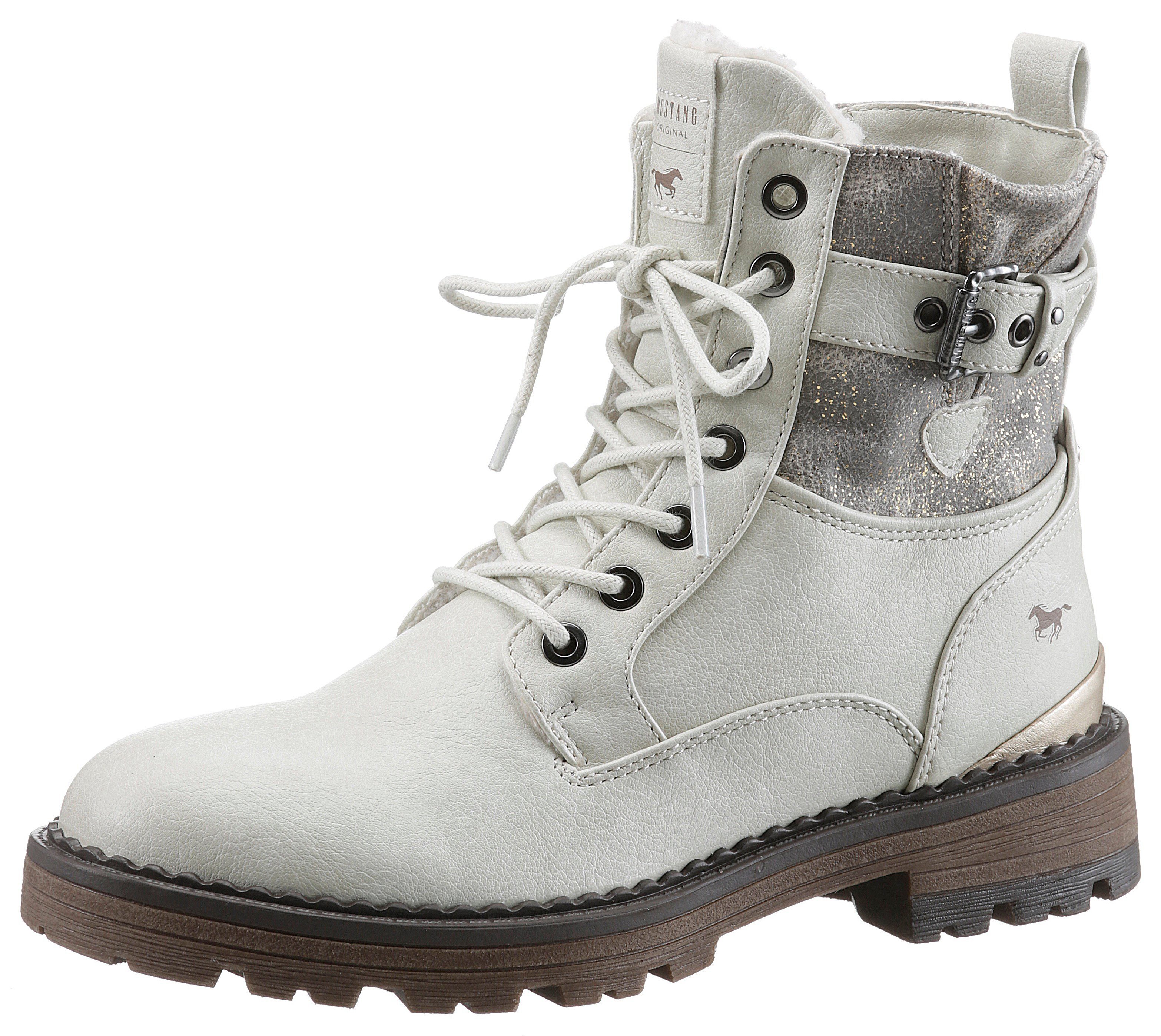 Mustang Shoes Winterboots mit Anziehlasche und Zierschnalle
