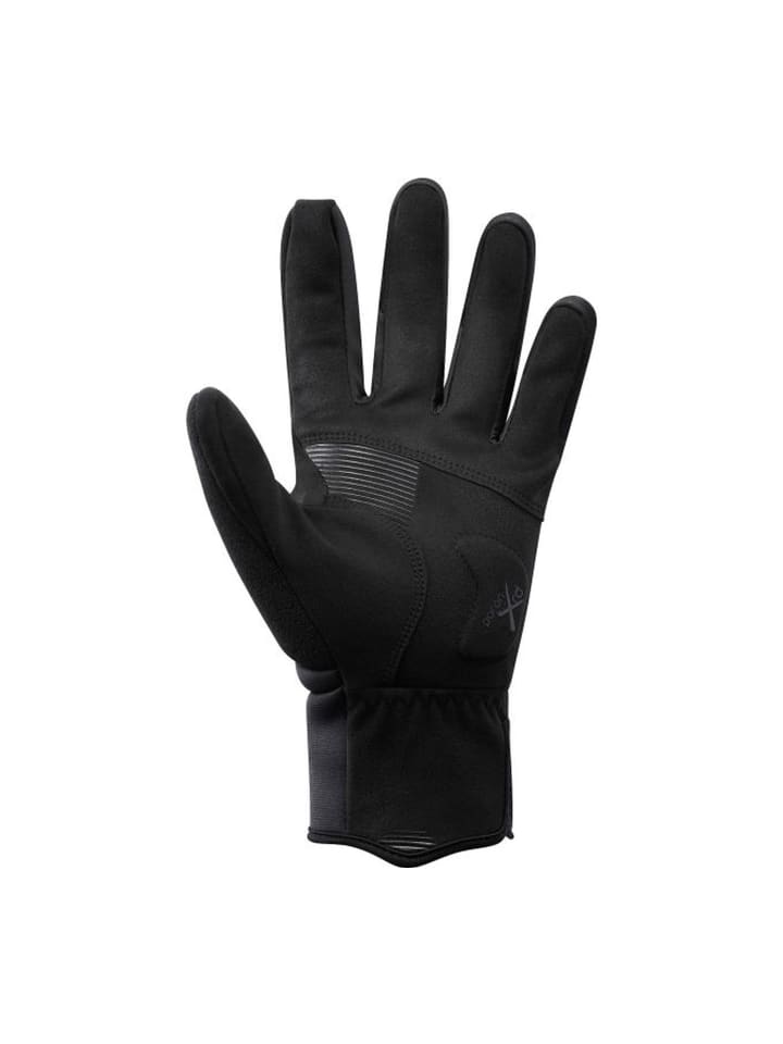 SHIMANO Fahrrad-Handschuhe WINDBREAK Thermal in Schwarz-Gelb günstig kaufen