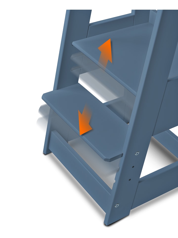 tiSsi tiSsi® Entdeckerturm / Lernturm FELIX mitwachsend taubenblau   günstig kaufen onesize
