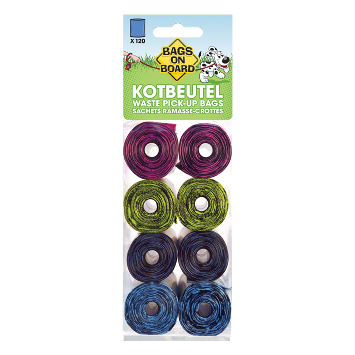 Bags on board Kotbeutel bunt 120 Beutel kaufen bei ZooRoyal