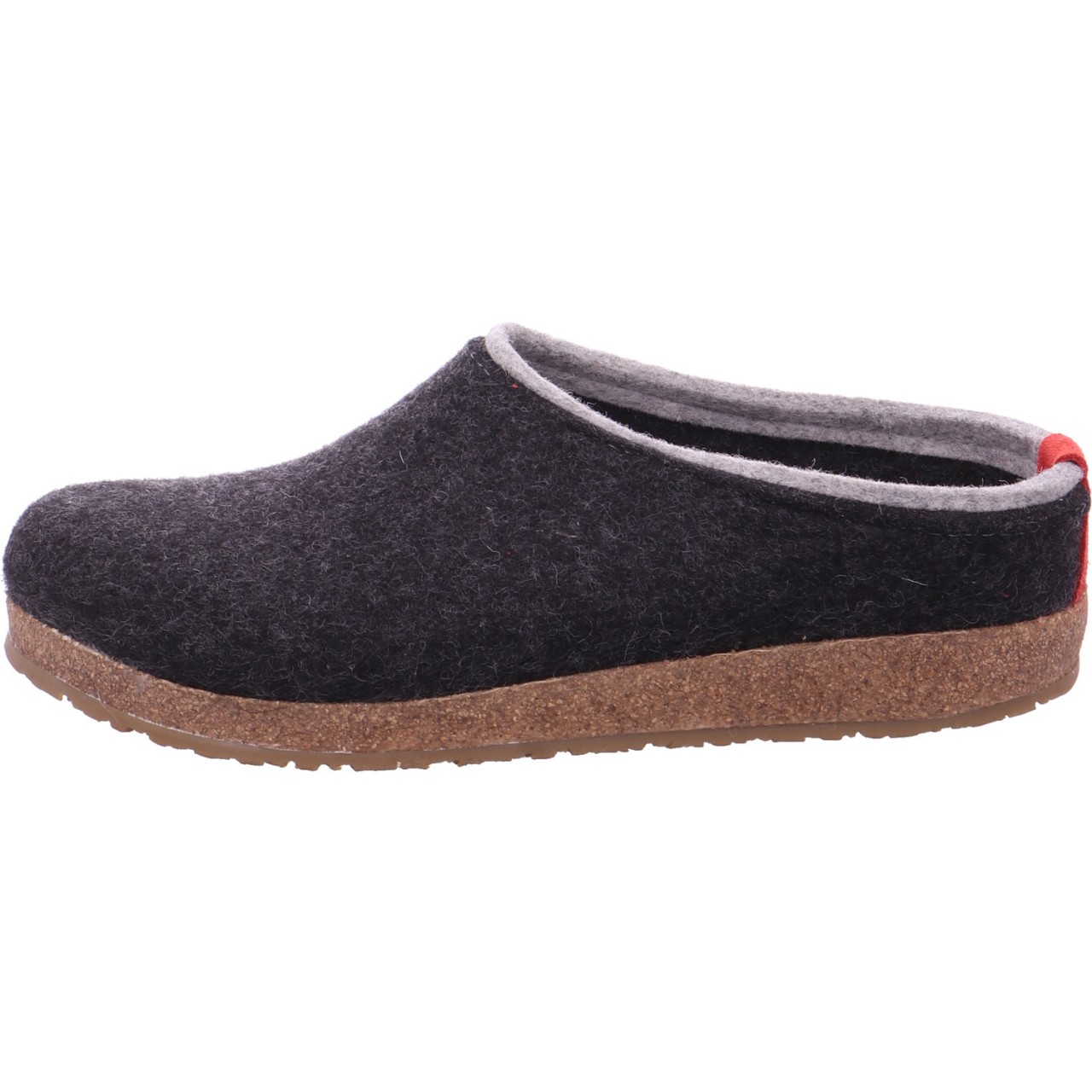 HAFLINGER Hausschuhe grau Grizzly