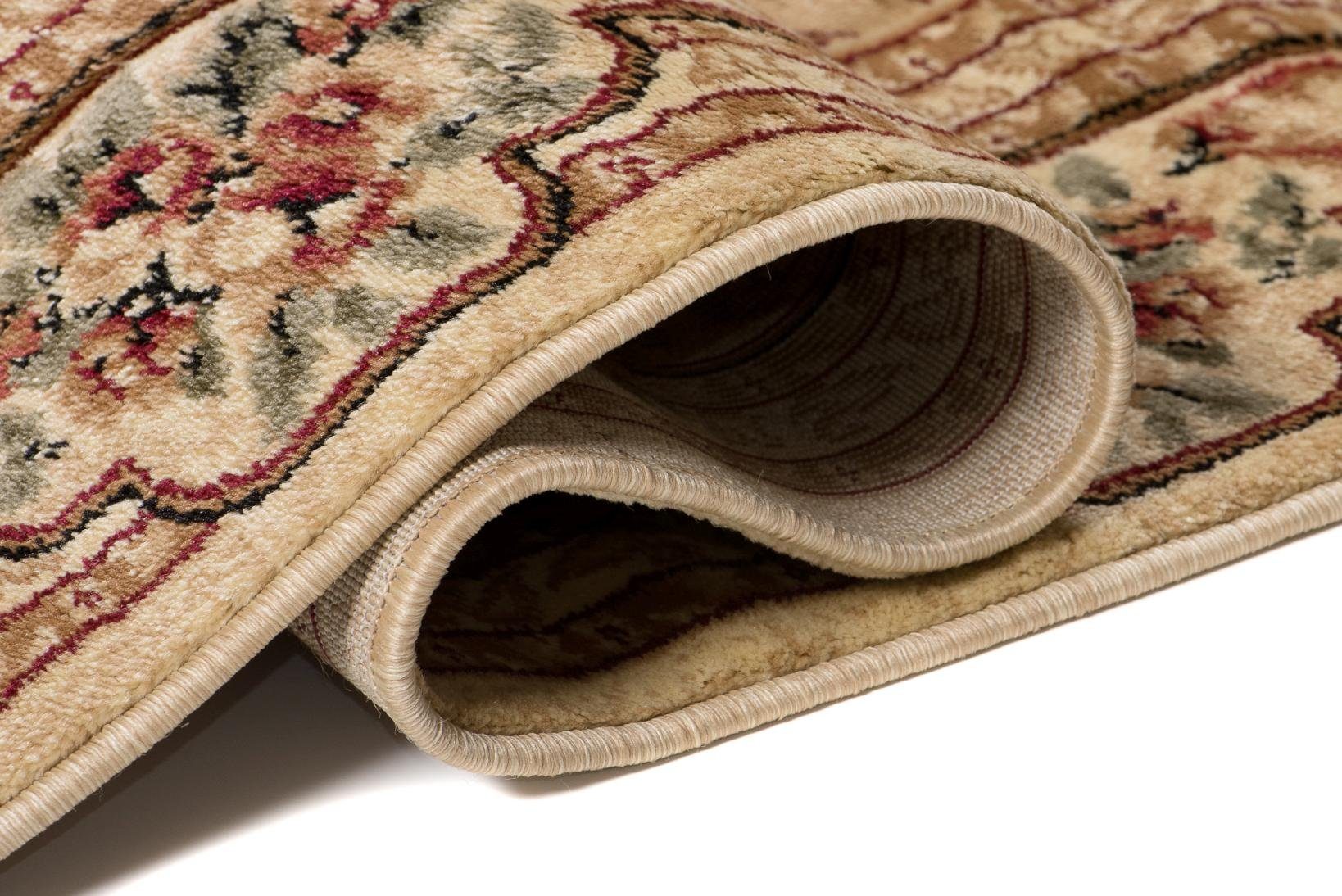 Orientteppich Oriente Teppich - Traditioneller Teppich Orient Beige, Mazovia, 60 x 100 cm, Geeignet für Fußbodenheizung, Pflegeleicht, Wohnzimmerteppich