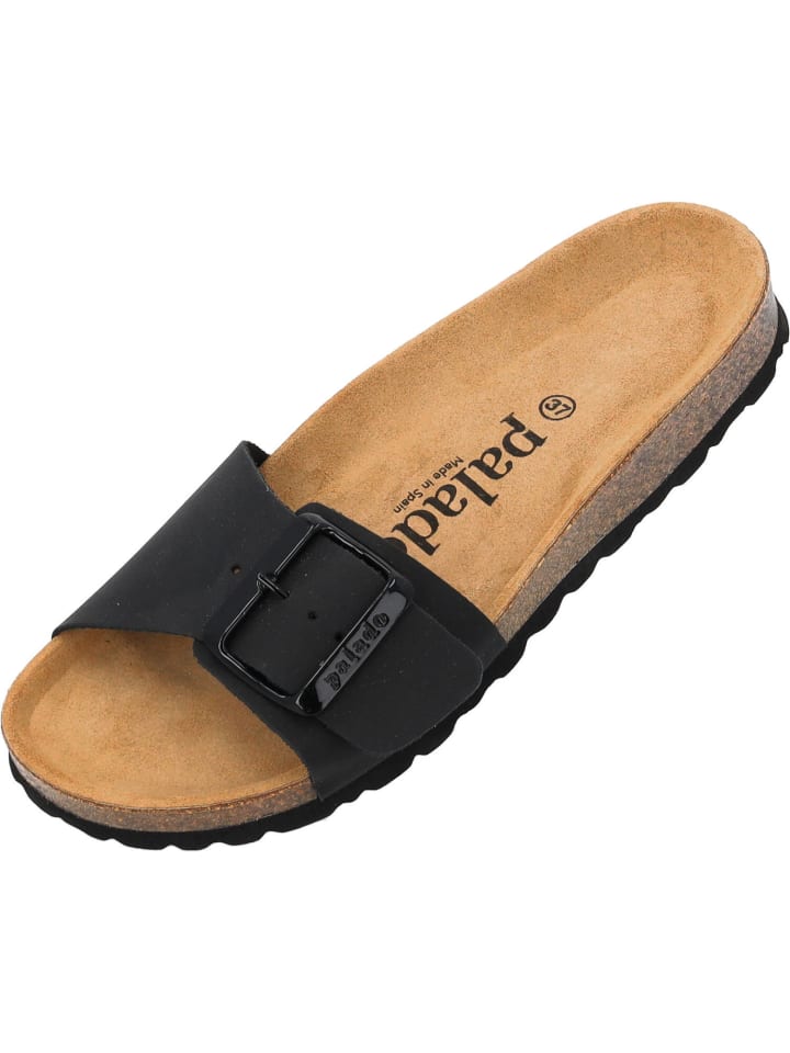 palado Pantoletten in Schwarz günstig kaufen