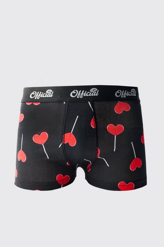 Boxershorts mit Herz Lollipop-Print