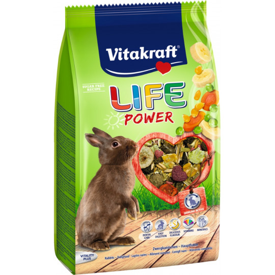 Vitakraft Zwergkaninchenfutter Life Power 600g