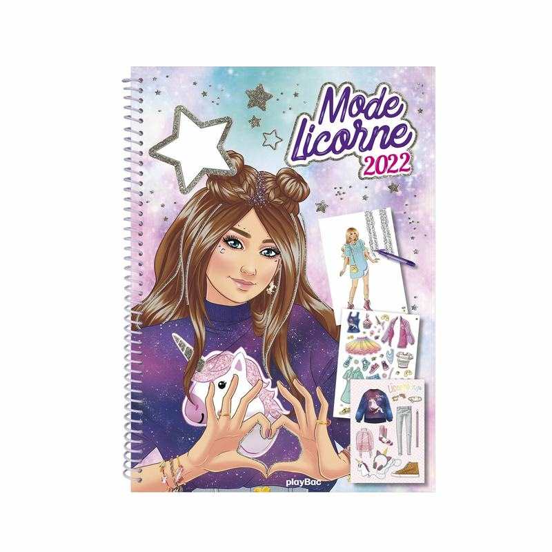 Livre Mode licornes, édition 2022 - Play Bac