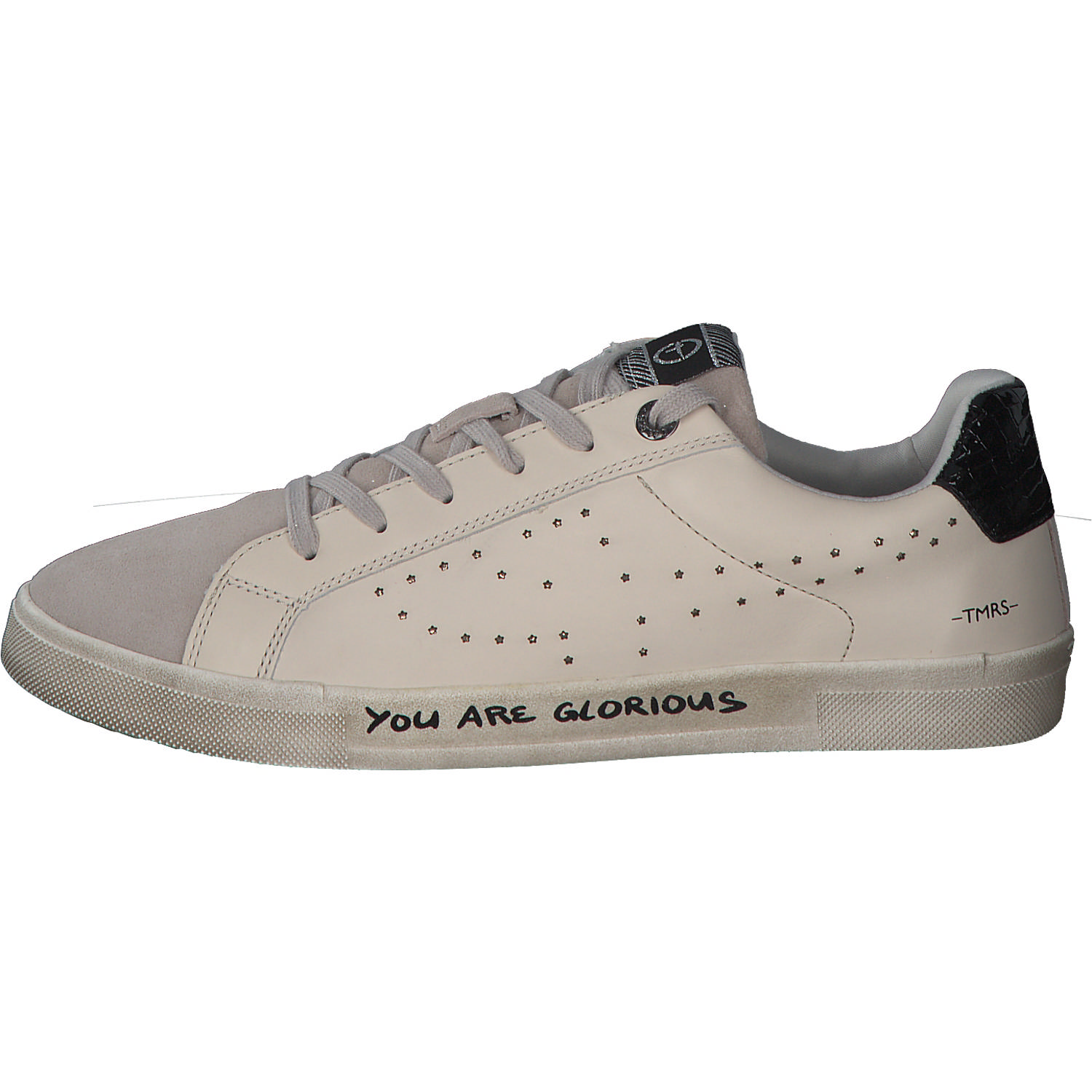 Tamaris 23602, Sneakers Low, Damen, WHITE/LT GREY