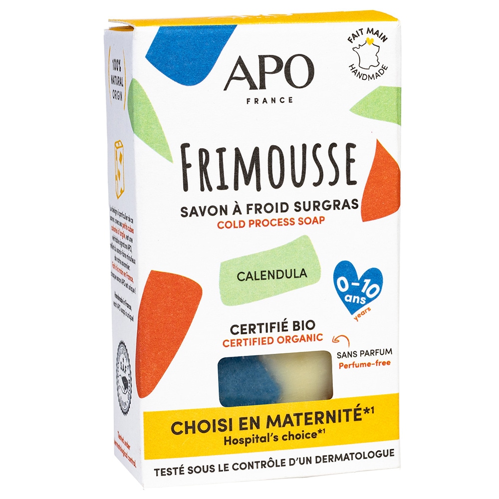 APO France Savon à froid Frimousse Savons solides saponifiés à froid