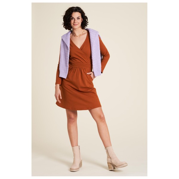 Tranquillo - Women's Jersey-Kleid in Wickeloptik - Kleid