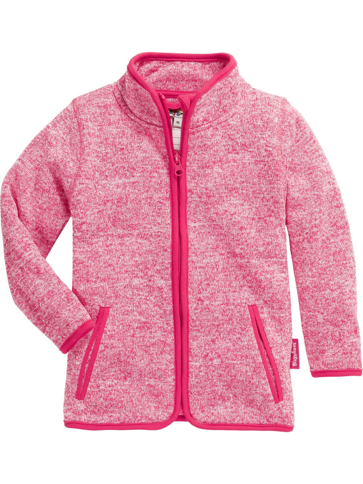 Playshoes Strickfleece-Jacke in Pink günstig kaufen