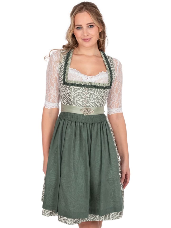 KRÜGER Midi Dirndl 116367 in schilf günstig kaufen 44