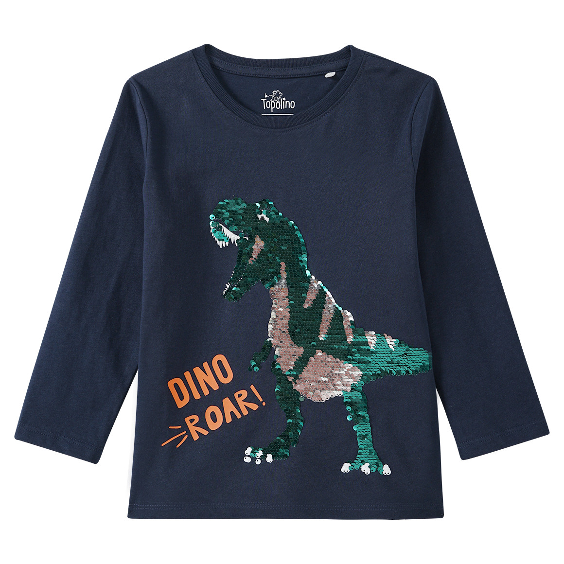 Jungen Langarmshirt mit Wendepailletten
