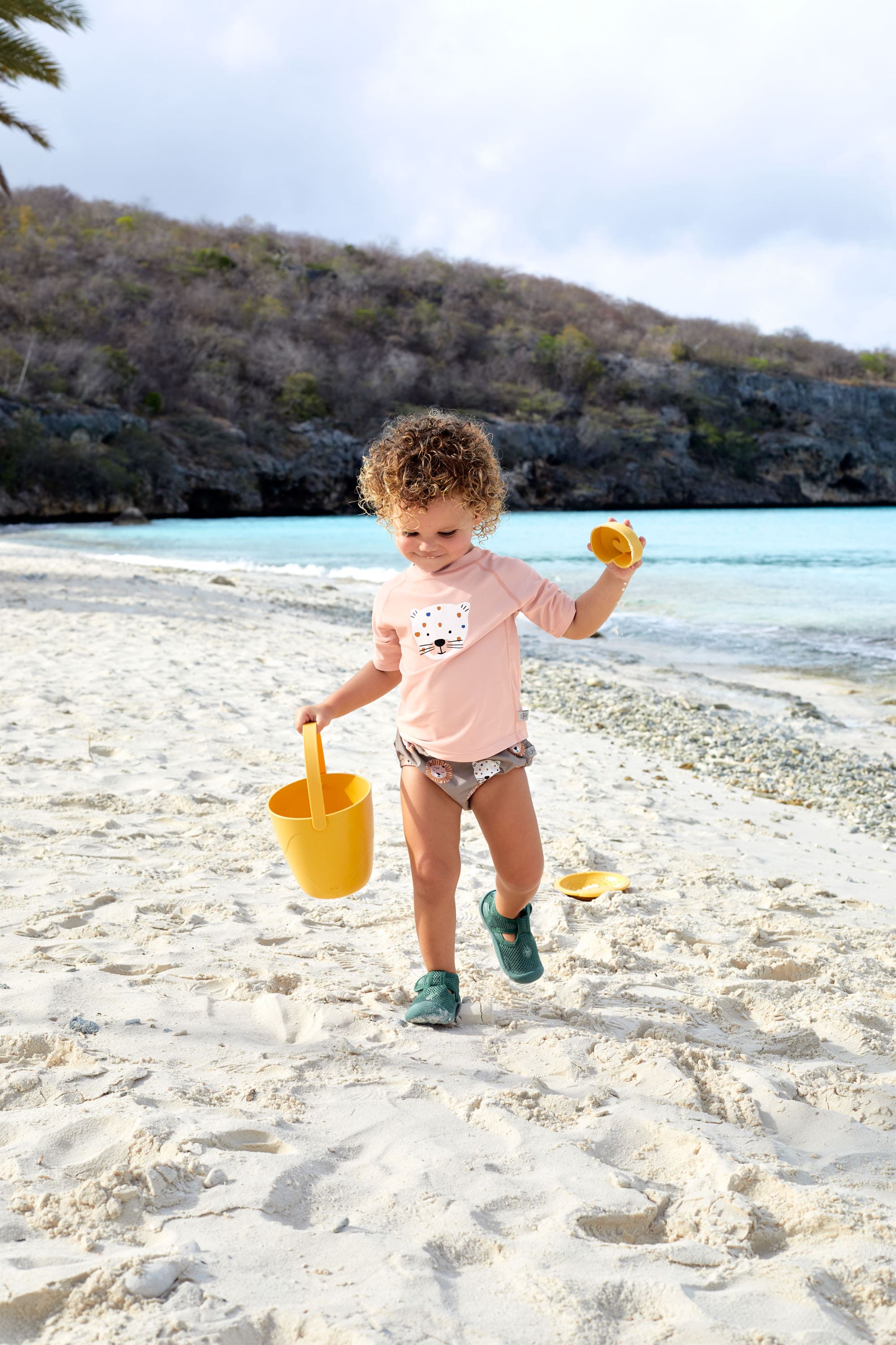 Schwimmwindel Baby - Wildkatzen, Braun