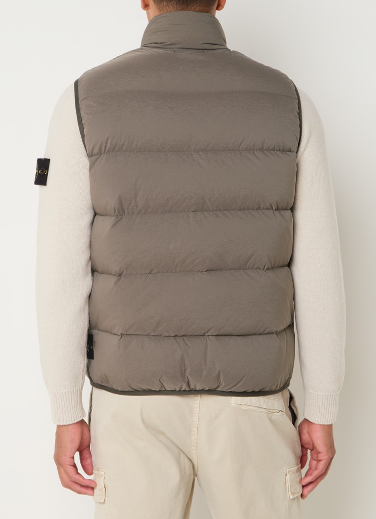 Stone Island G0828 quilted bodywarmer with down filling and zippered pockets