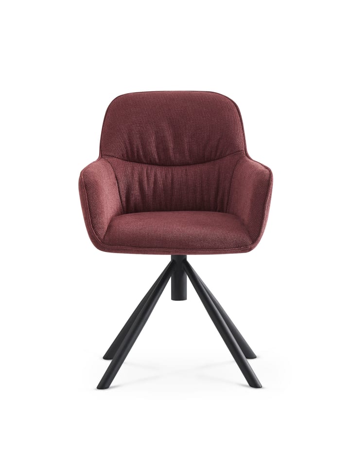 B&D Home Drehstuhl LATONA in Merlot - (B)58 x (H)85 x (T)60 cm günstig kaufen onesize