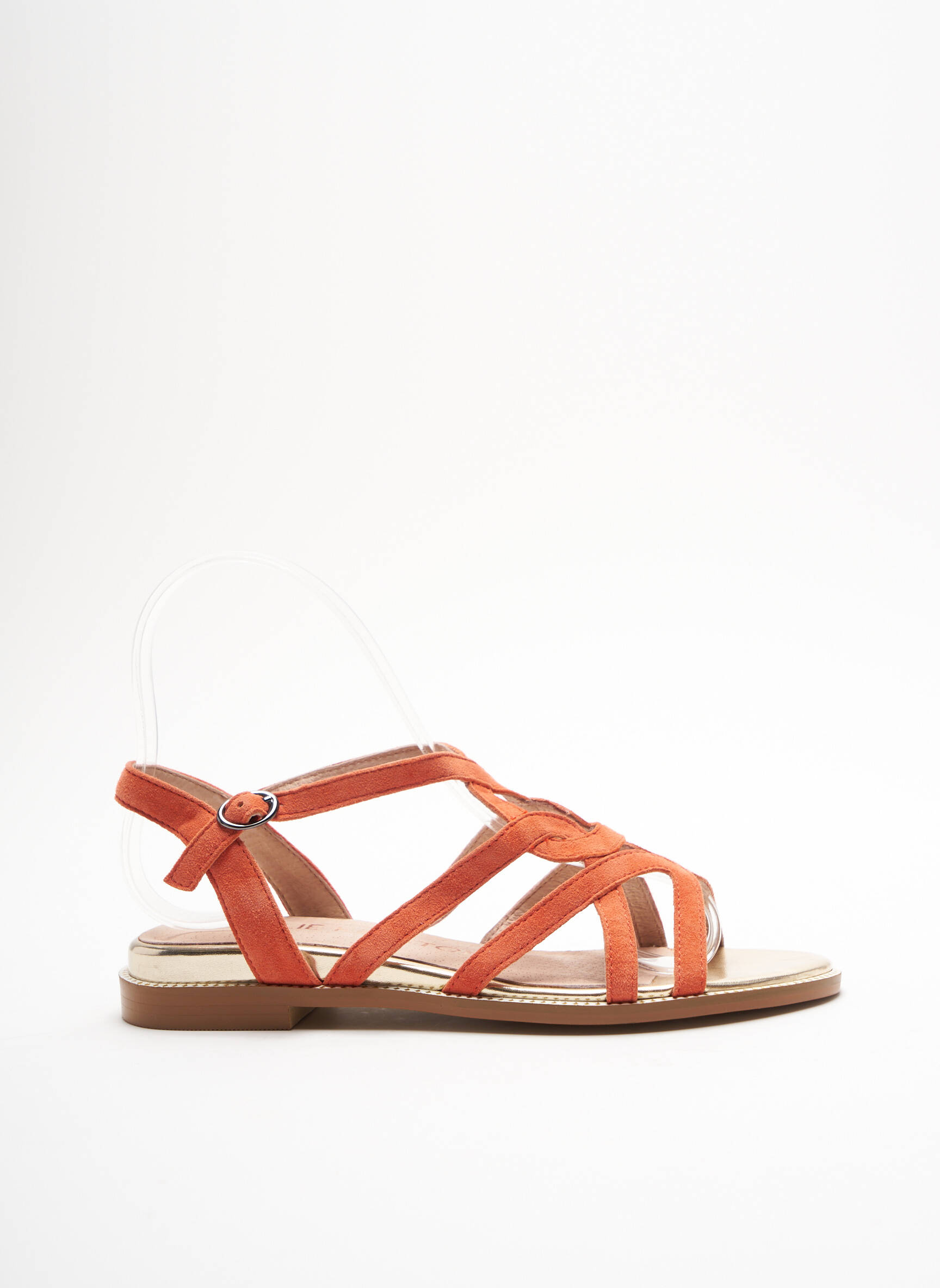 Emilie Karston Sandales Nu Pieds Femme couleur orange