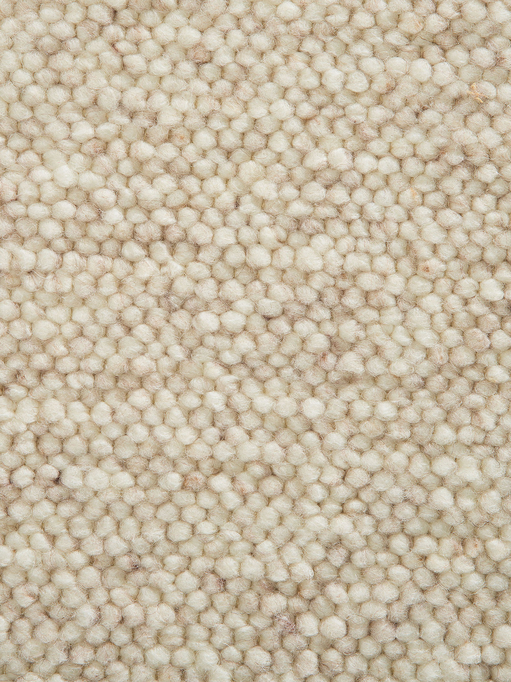 Weißach Woll-Teppich, Beige