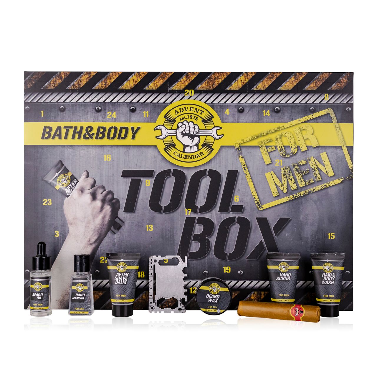 accentra Adventskalender FOR MEN - BATH & BODY TOOLS in Box