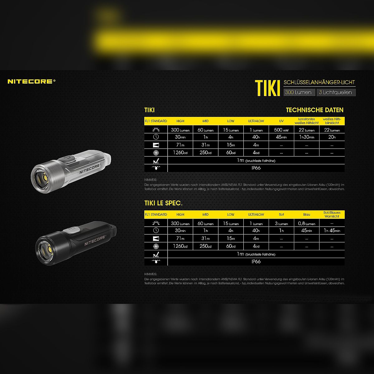 LED Lampe TIKI
