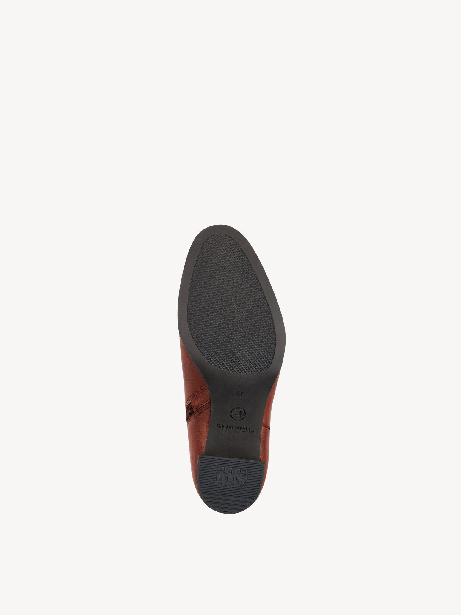 Bottine Chelsea en cuir - marron