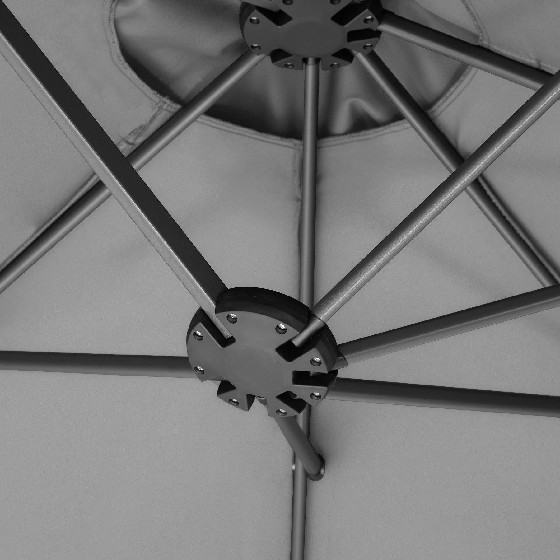 tectake Sonnenschirm Silia, SonnenschirmBedienungsanleitung, SonnenschirmBedienungsanleitung, Aluminiumgestell