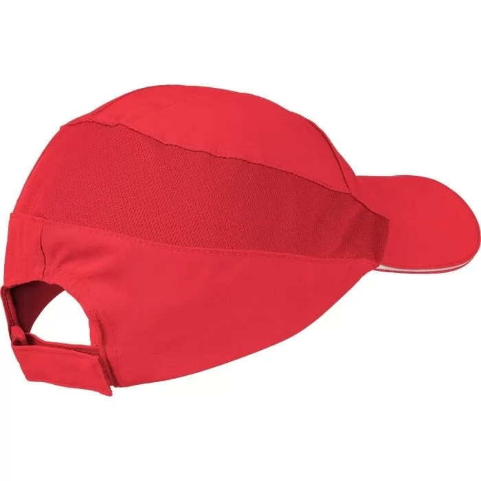 TENNISKEPS MED RÖD FLUOR