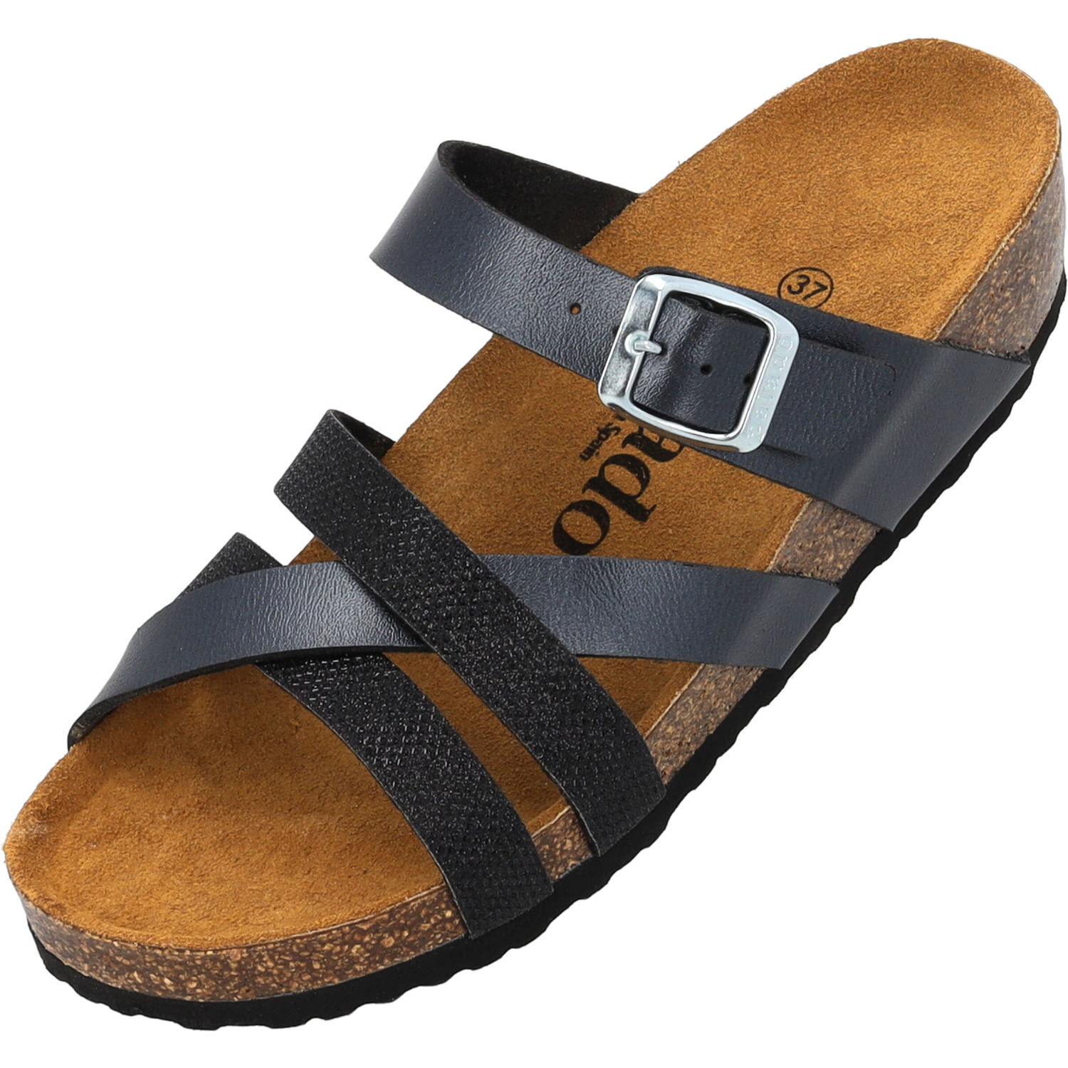 Palado Balmur, Pantoletten, Damen, Anthrazit Metallic