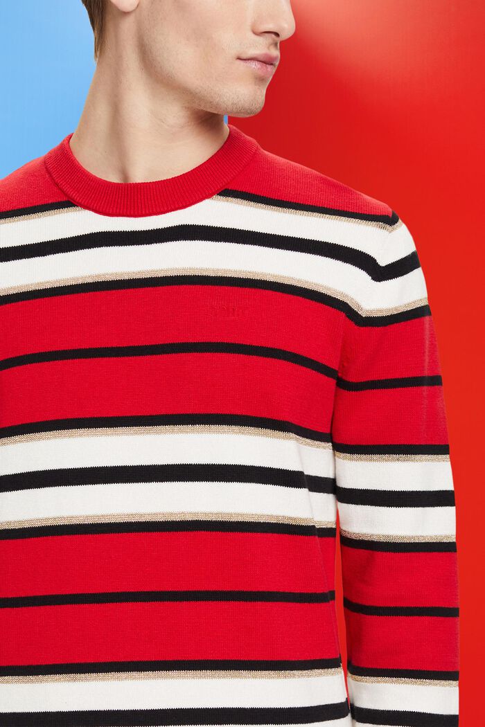 Gestreifter Pullover mit Kaschmir