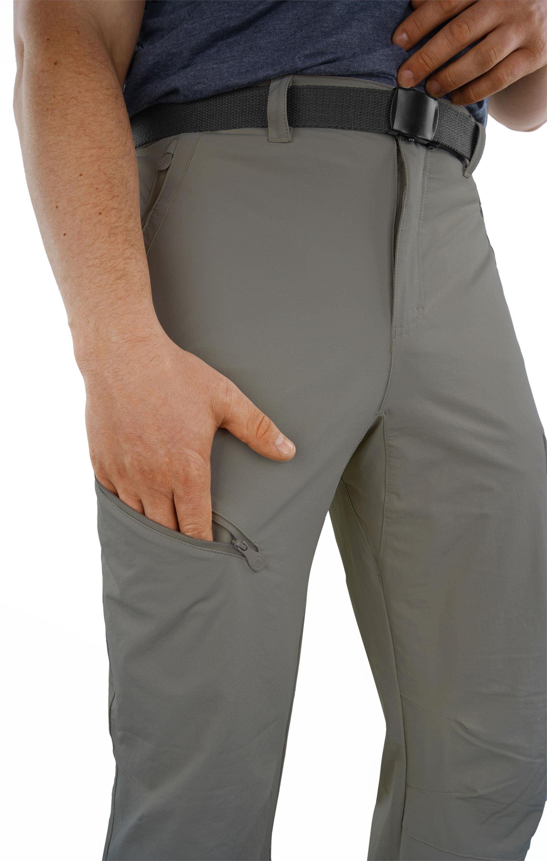 normani Outdoorhose Herren Softshellhose Achray Outdoorhose Funktionshose 4-Wege-Stretch Wanderhose Sommerhose mit Sonnenschutzfaktor 50+