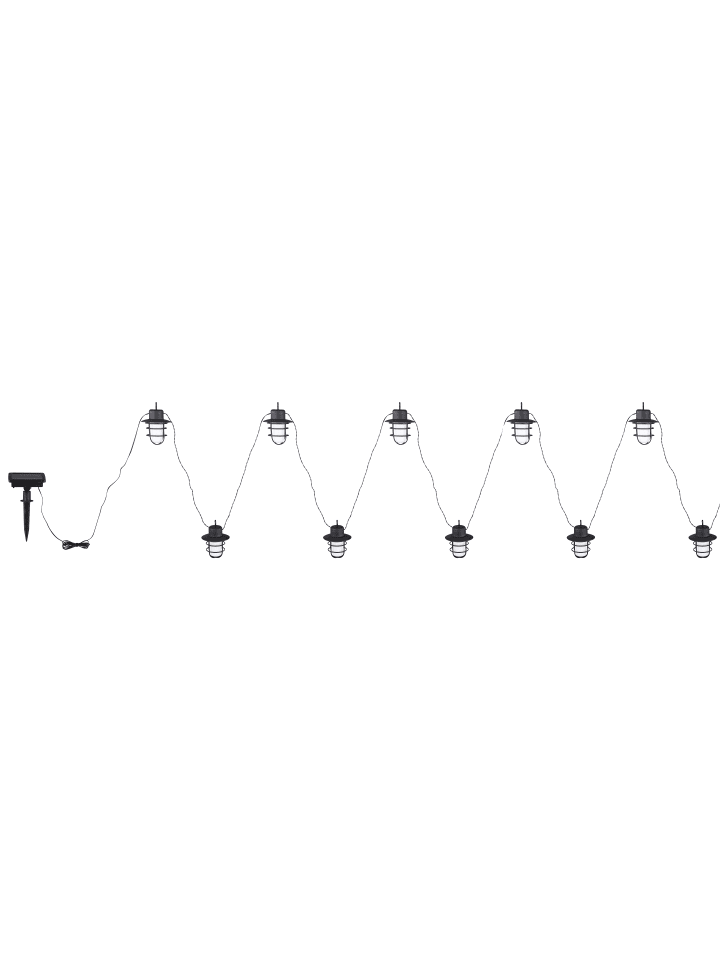 Globo lighting Solar-Lichterkette 