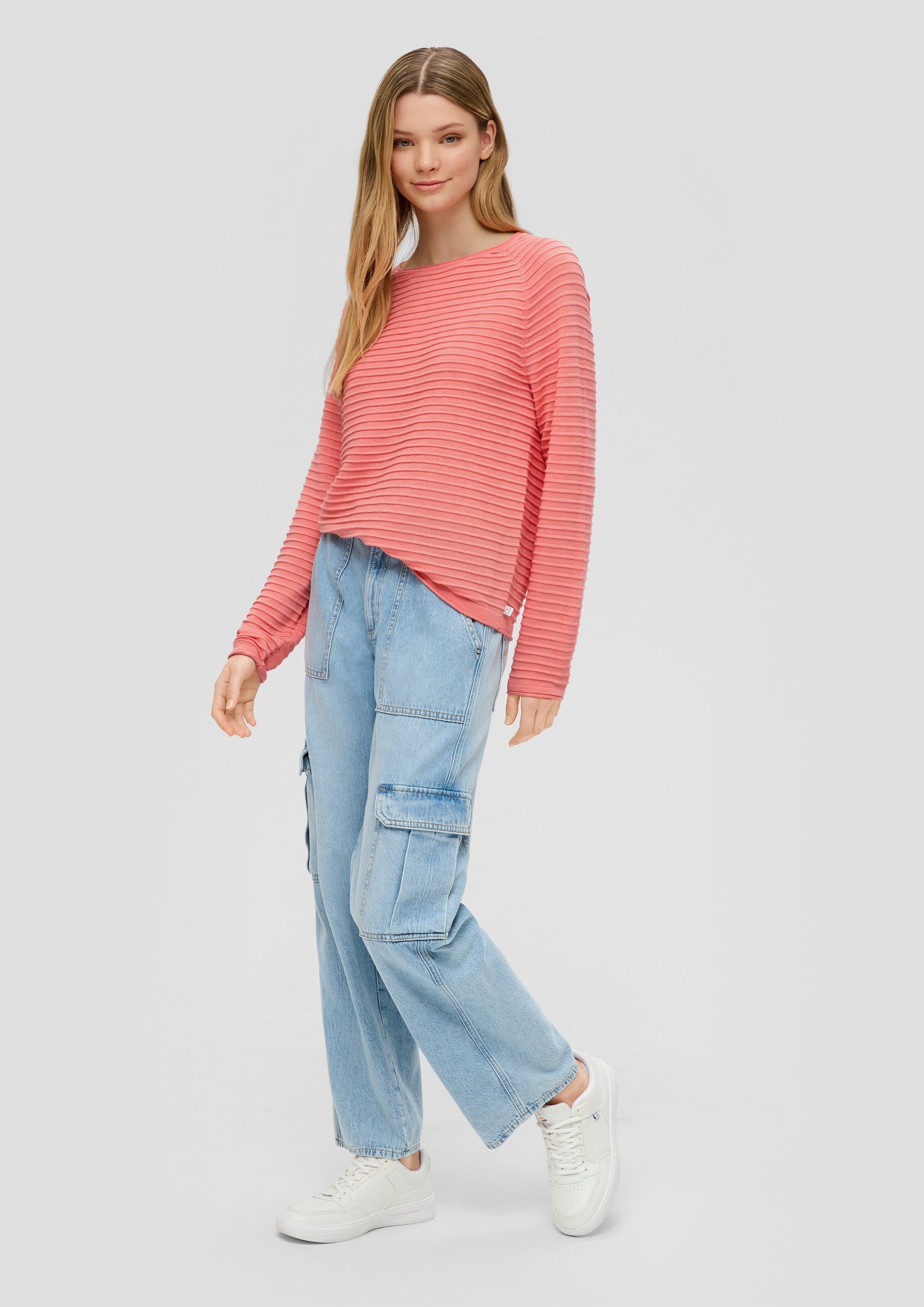 Strickpullover mit Streifen-Optik  2154039-23W0