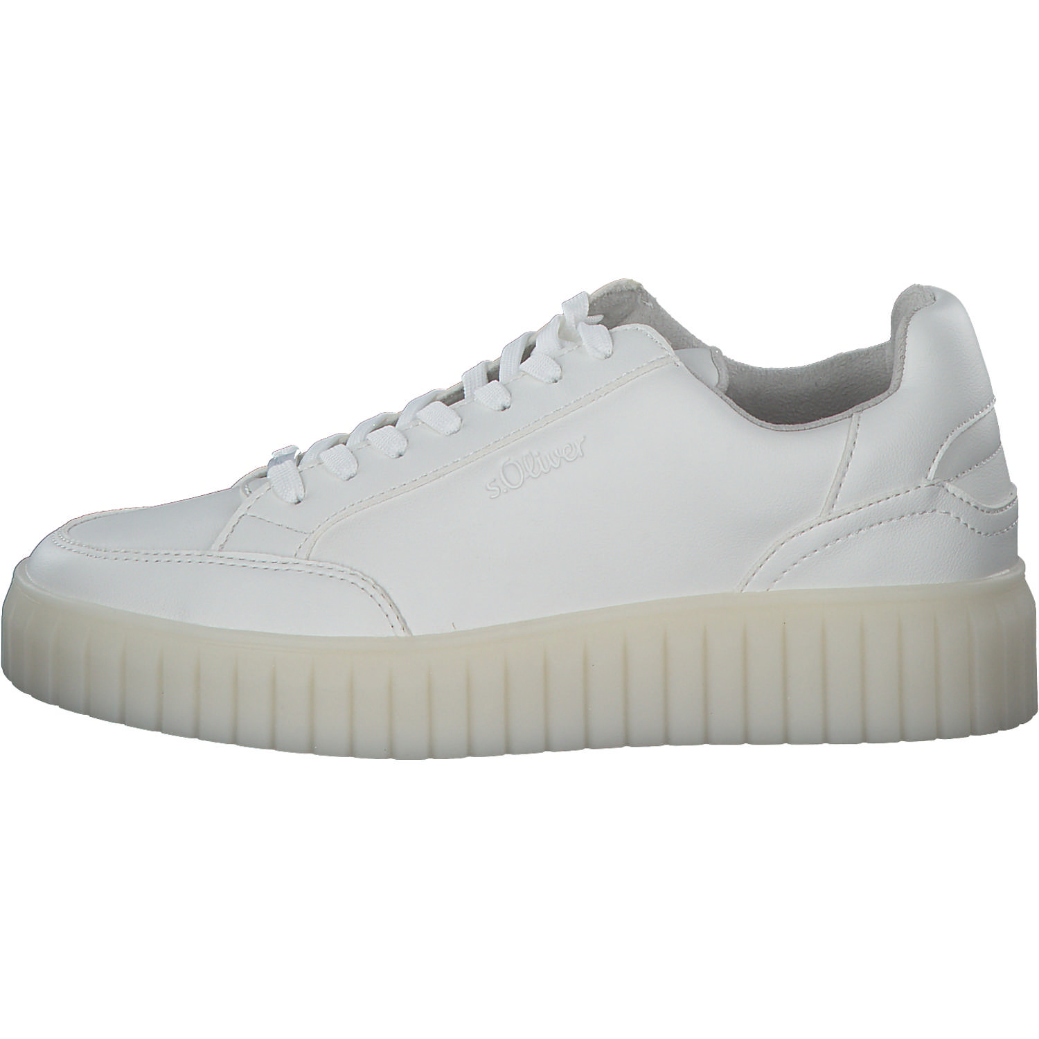 s. Oliver 23645, Schnürschuhe, Damen, white