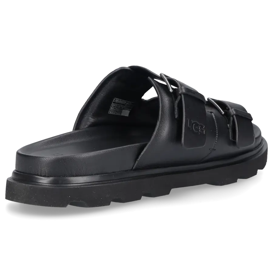 UGG - Sandalen CAPITOLA BUCCKLE Kalbsleder - schwarz