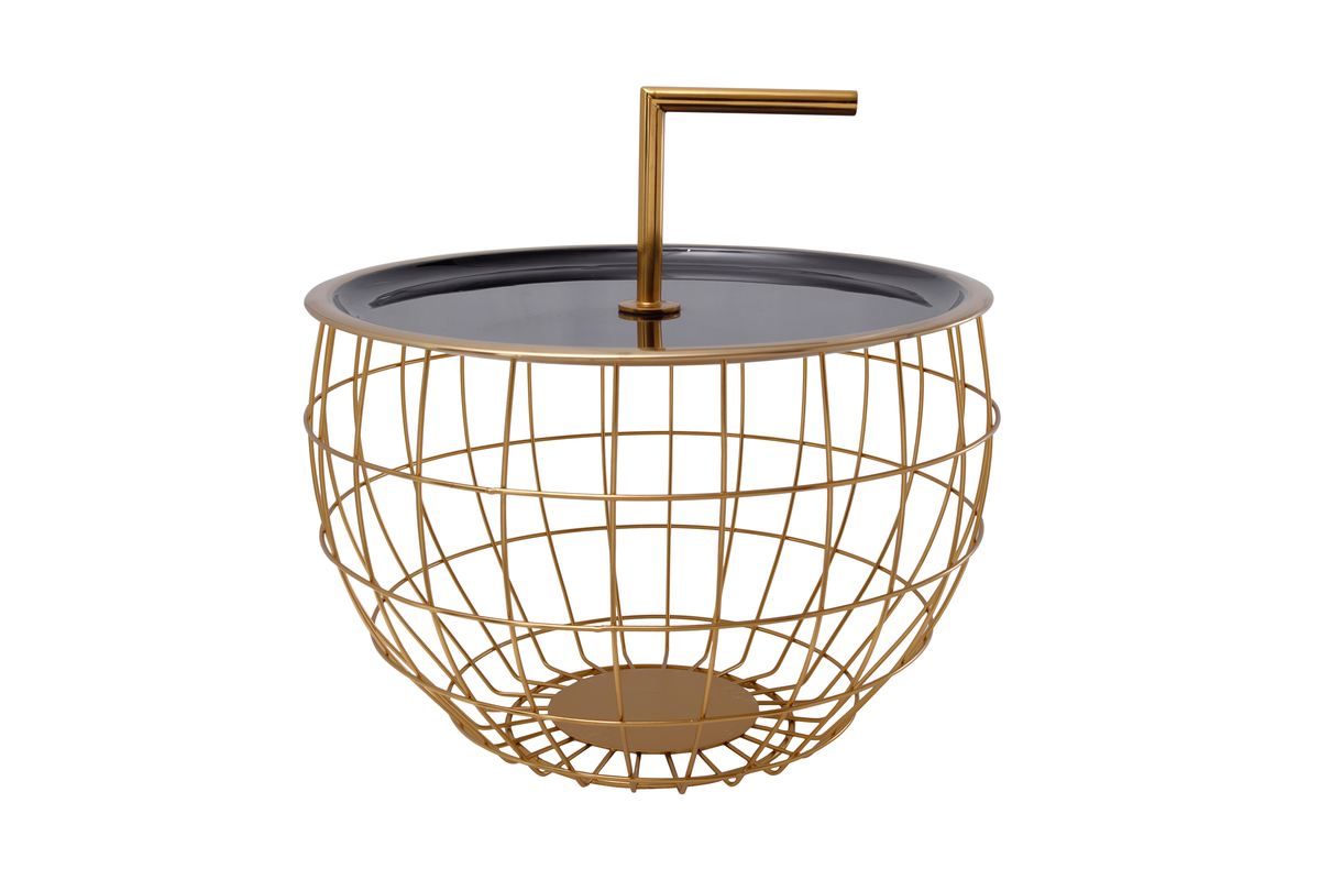 Kayoom Beistelltisch Art Deco 545 Schwarz