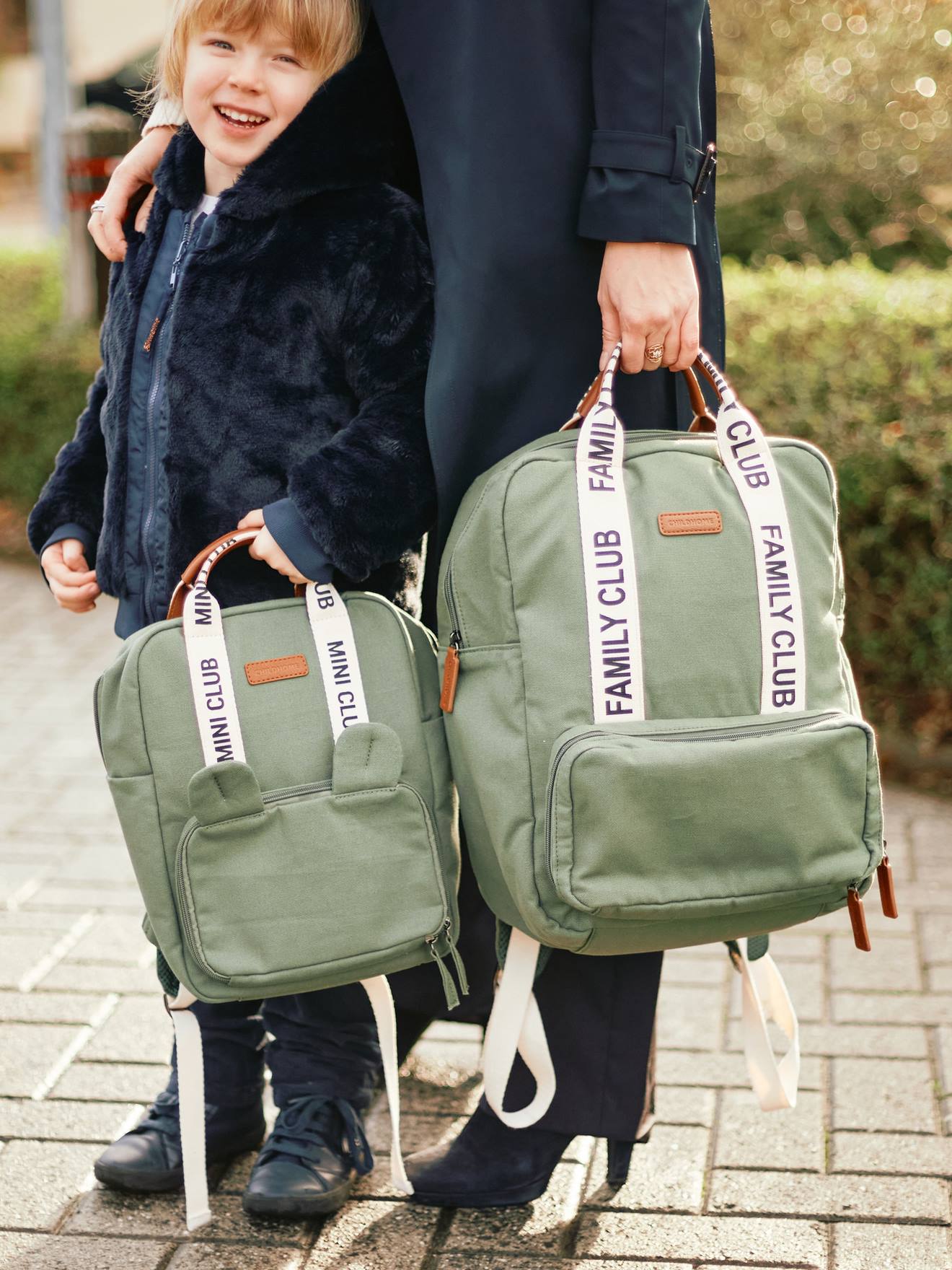 Childhome Kindergarten-Rucksack Mini Club CHILDHOME - weiß