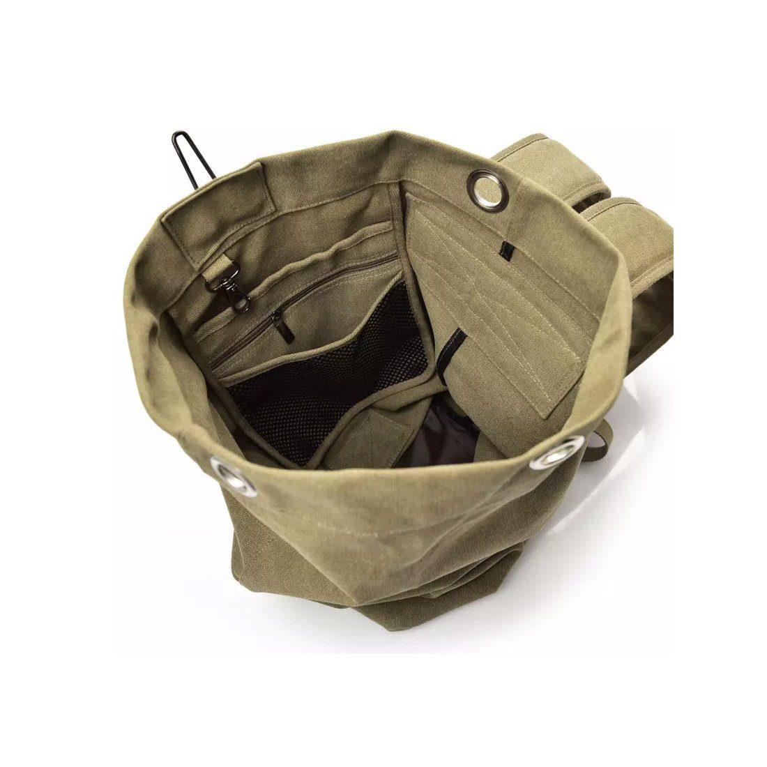 SHG Reiserucksack Rucksack Freizeitrucksack Seesack Armeerucksack Canvas
